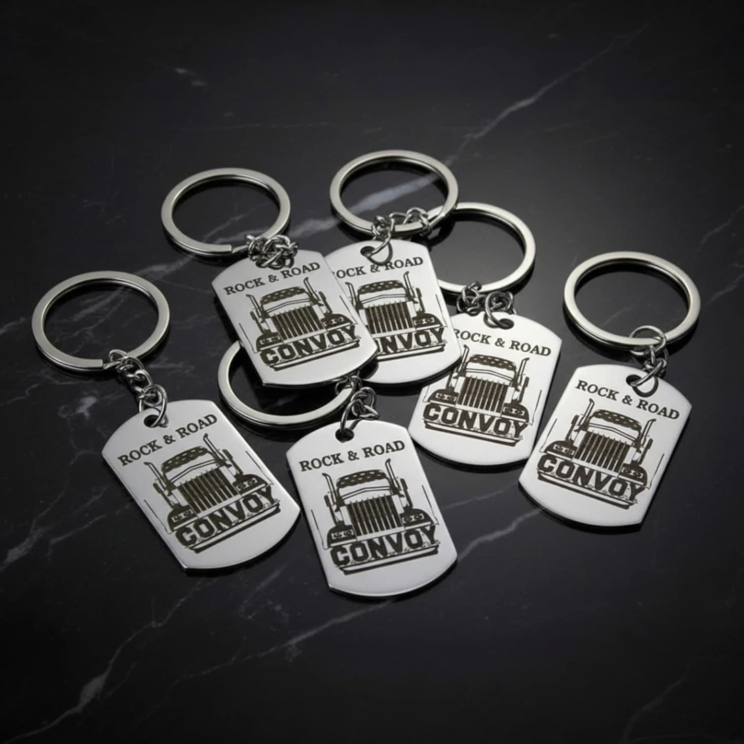 Llaveros de acero inoxidable personalizados para empresa